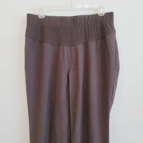 Duo Maternity Stretch Brown Pants Women's Size Medium Maternity - Picture 10 of 14